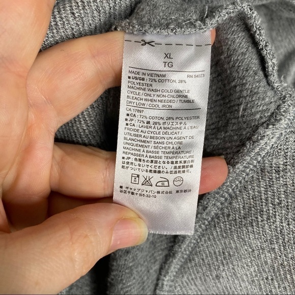 Banana Republic Shawl Collar Pullover Sweatshirt - Picture 6 of 8